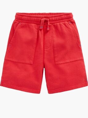 Boden Mini Kids’ Cotten Sweat Shorts Red Size 7-8 Years Elastic/Drawstring Waist